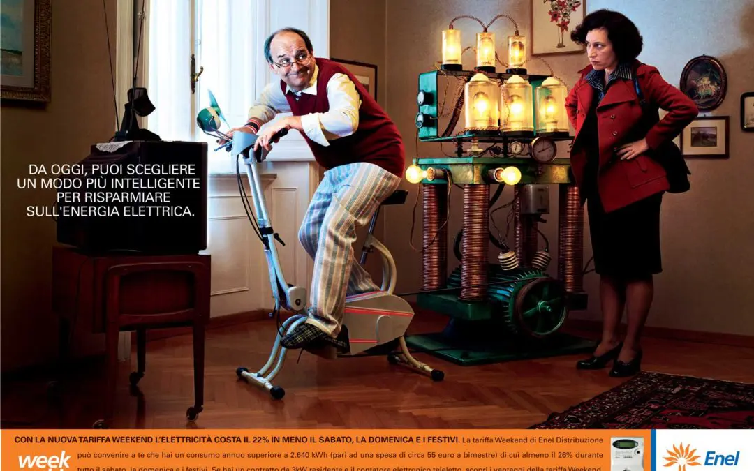 E’ on air da domenica 30 gennaio la campagna 

pubblicitaria di Enel, ideata dall’agenzia Saatchi & Saatchi, sulle tariffe personalizzate per il consumo di energia elettrica.