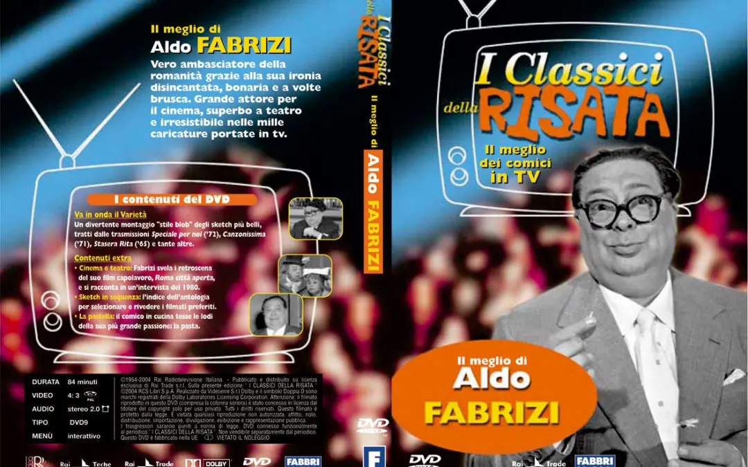 Fabbri Editori E Rai Trade celebrano Aldo Fabrizi 
nel centenario della nascita