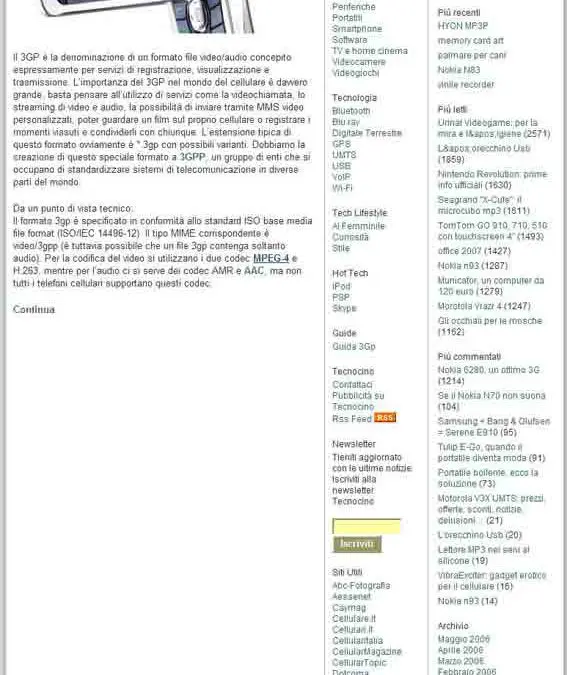 Nuovo servizio per gli utenti del vortale dedicato ai trend 

tecnologici