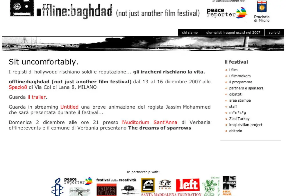 Il festival del cinema iracheno è online