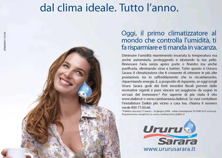 La freschezza delle gocce di Daikin torna su tutti i media da fine aprile