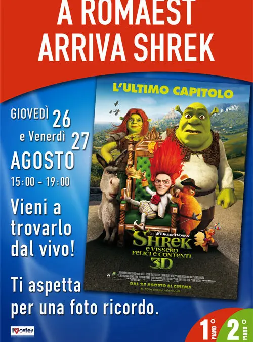 A Romaest arriva Shrek