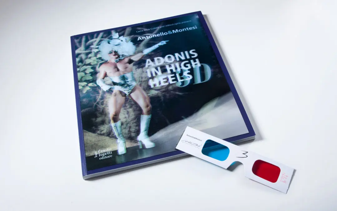 Casta Diva Cubed annuncia l’esclusiva con i fotografi 3D Antonello&Montesi. E presenta Adonis in High Heels 3D, primo 

libro stereoscopico italiano.