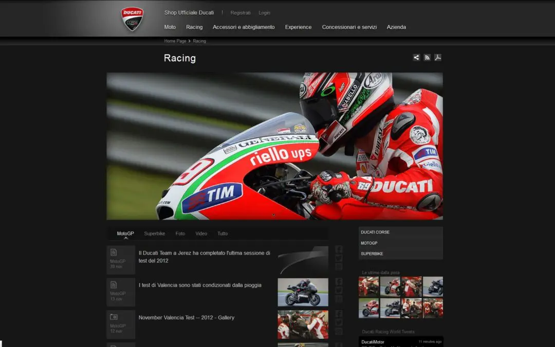 Ducati continua a correre nel Digital con Gecod