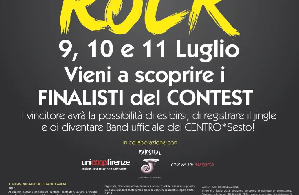 CENTRO*Sesto a tutto rock con il concorso per giovani talenti
