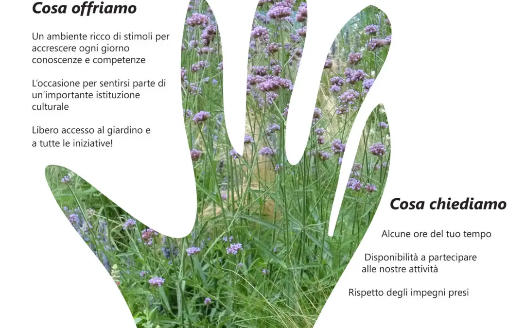 L’Orto botanico Lorenzo Rota cerca persone con una passione da coltivare