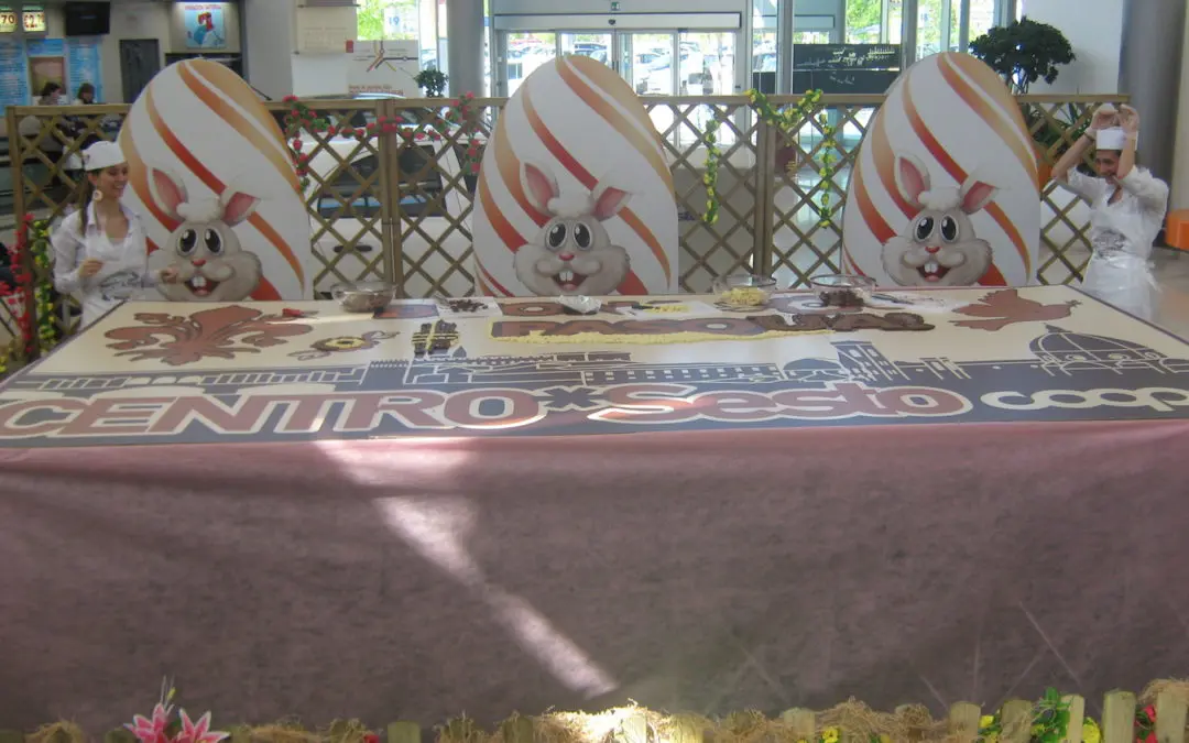 Un grande mosaico di cioccolato per la Pasqua del CENTRO*Sesto