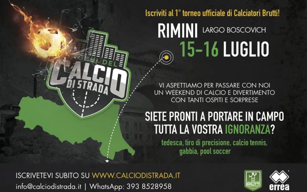 Sbarcano a Rimini i Giochi del Calcio di Strada