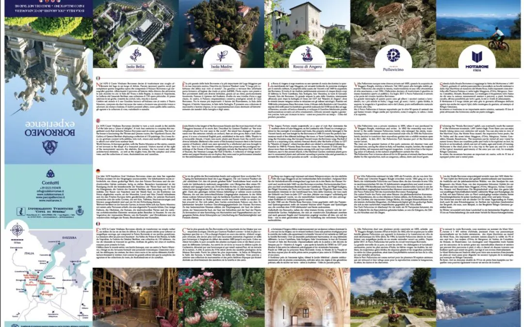 Borromeoexperience, il turismo è ecosostenibile con le mappe in carta riciclata