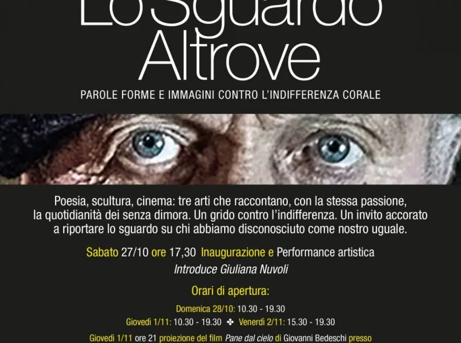 Alla mostra ‘Lo sguardo altrove’ di Arcore la proiezione di Pane dal cielo, il film sugli homeless di Giovanni Bedeschi