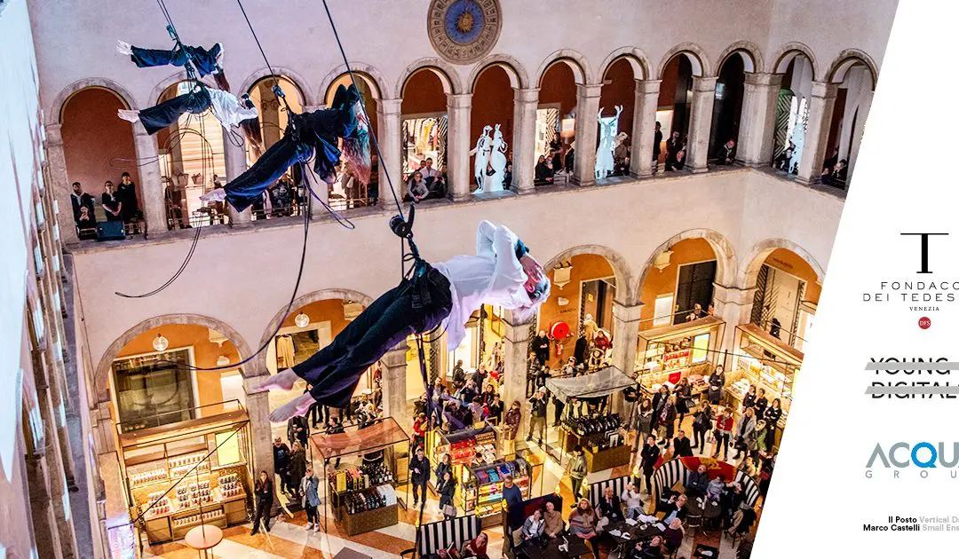 Young Digitals e Acqua Group insieme per “La Danza delle Maschere” di T Fondaco dei Tedeschi
