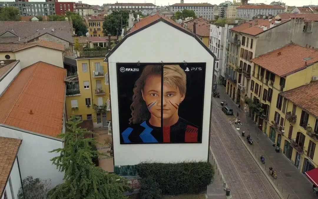 Il calcio che unisce: IAKI e lo street artist Jorit insieme per il lancio omnichannel di EA SPORTS FIFA 21