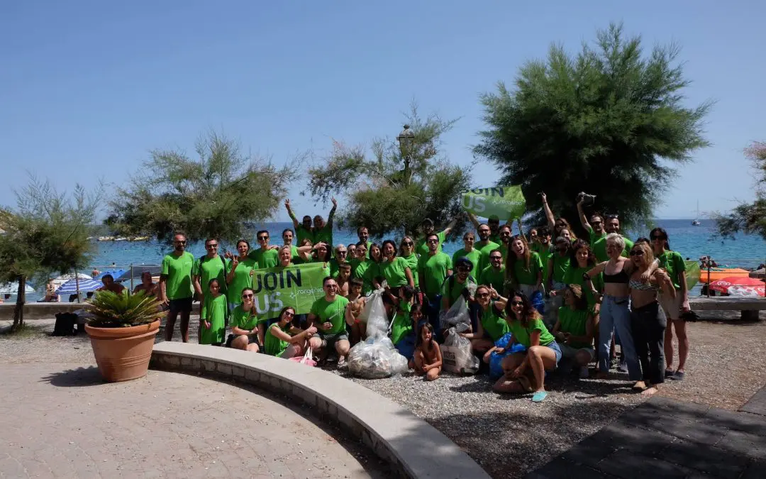 Maratona di plogging sull’Isola d’Elba con Bebe Vio, i dipendenti di Sorgenia e i cittadini