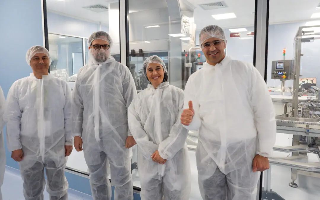 L’assessore regionale Guidesi in visita allo stabilimento produttivo di Grünenthal di Origgio