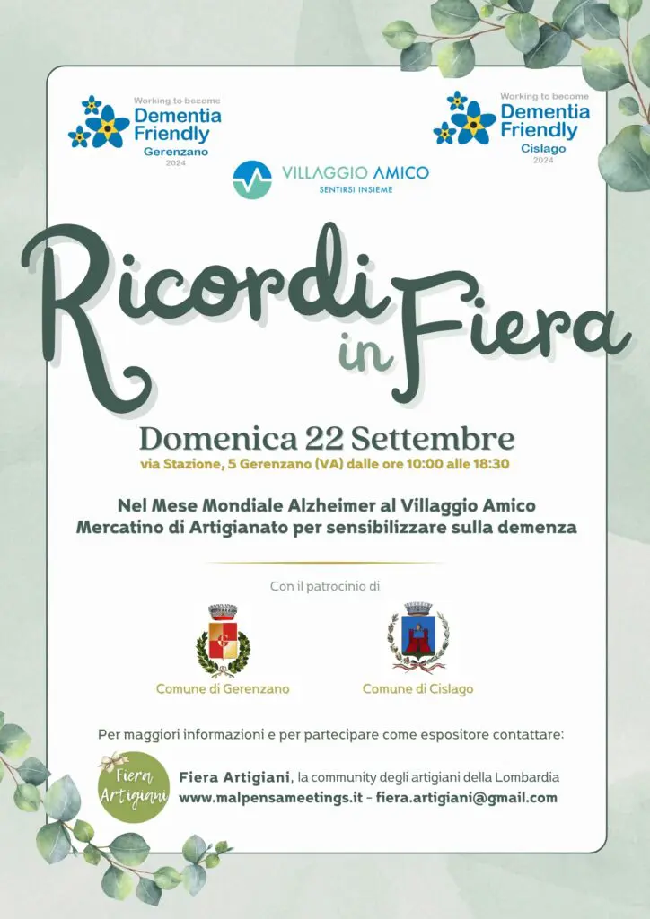 Locandina Ricordi in Fiera 2024 - mercatino 2024 DEFINITIVO