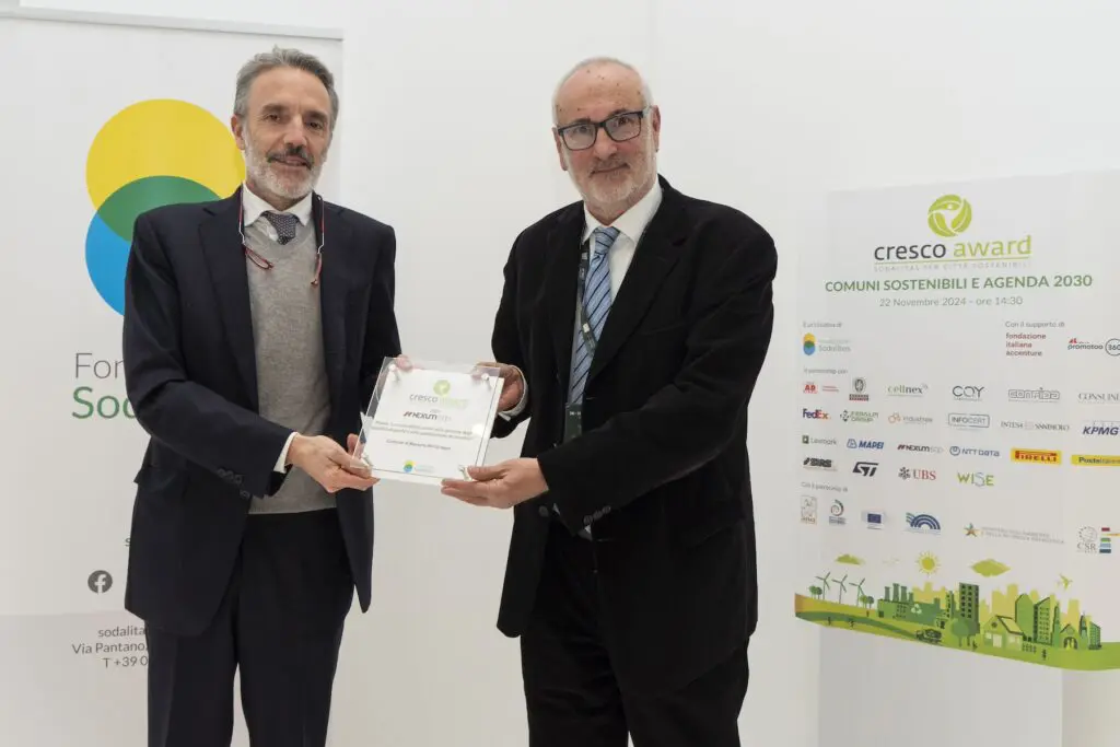 da sx. M.Nardini, NexumStp-G.Castellan, presidente Comune Bassano del Grappa