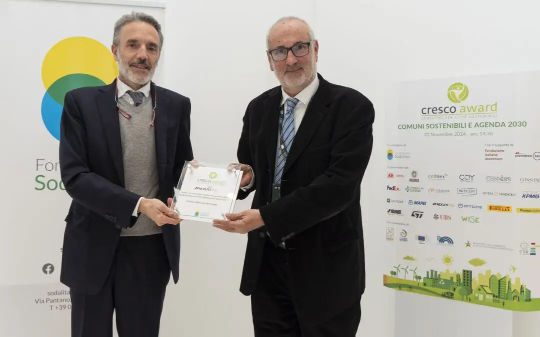 Cresco Award: NexumStp premia il Comune di Bassano del Grappa per lo sviluppo sostenibile del territorio