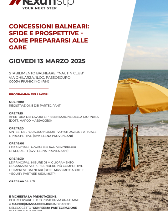 Concessioni balneari: a Fiumicino, un incontro per valorizzare la competitività delle imprese del settore