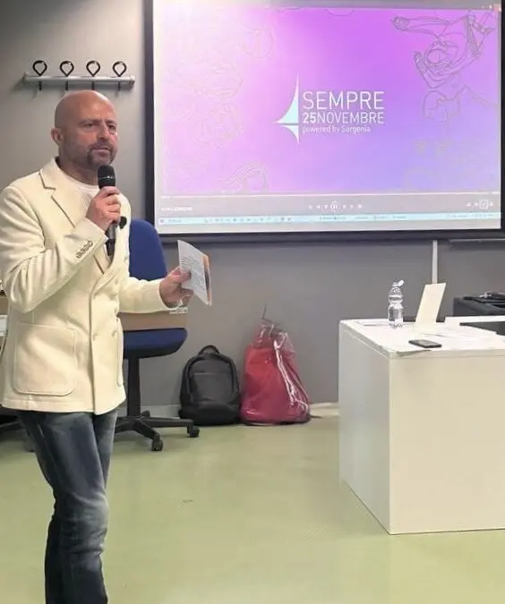 #Sempre25novembre di Sorgenia nelle Università con Luca Abete per parlare ai giovani di violenza di genere