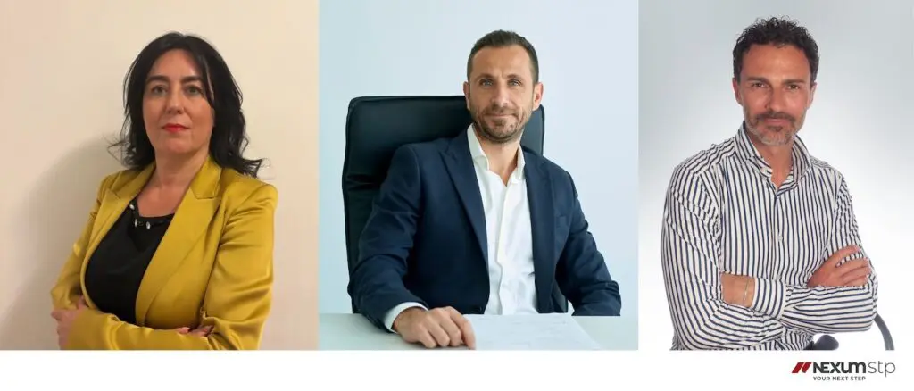 Equity partner NexumStp-da sx. Pala, Artale, Stasi