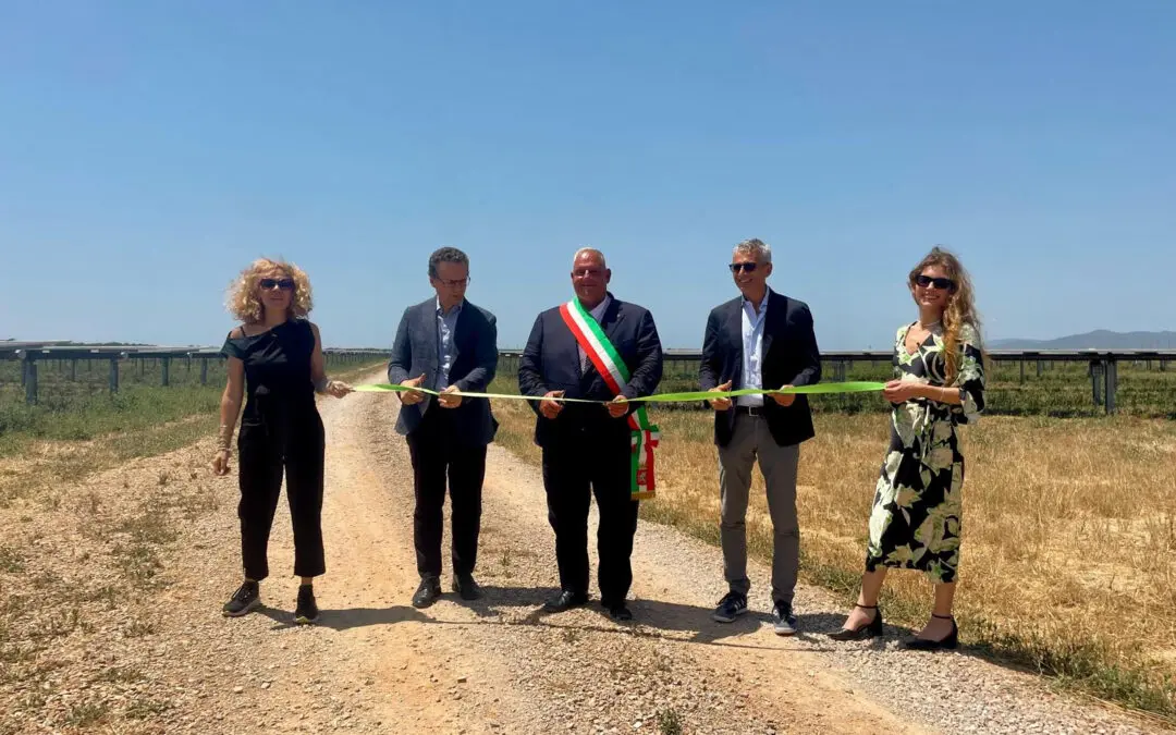 A Grosseto inaugurato il parco fotovoltaico di Sorgenia. Energia verde per 22 mila famiglie