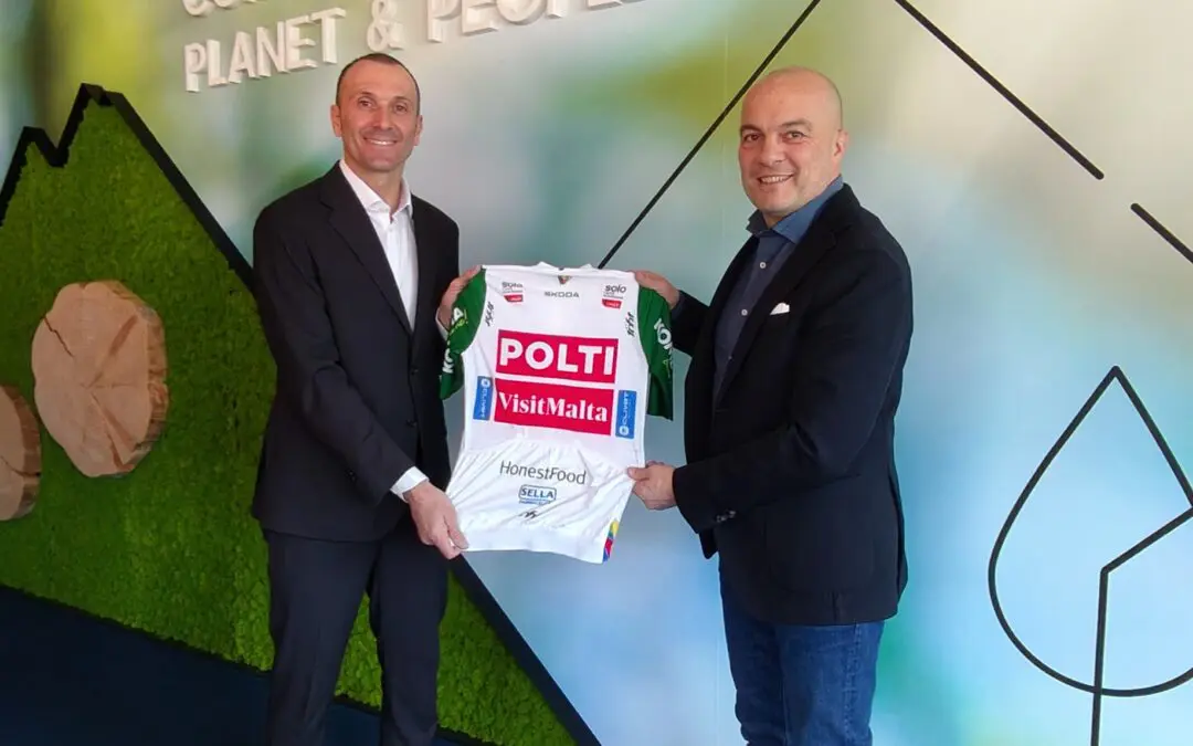 Clivet pedala con il Team Polti VisitMalta: una nuova partnership all’insegna di valori condivisi