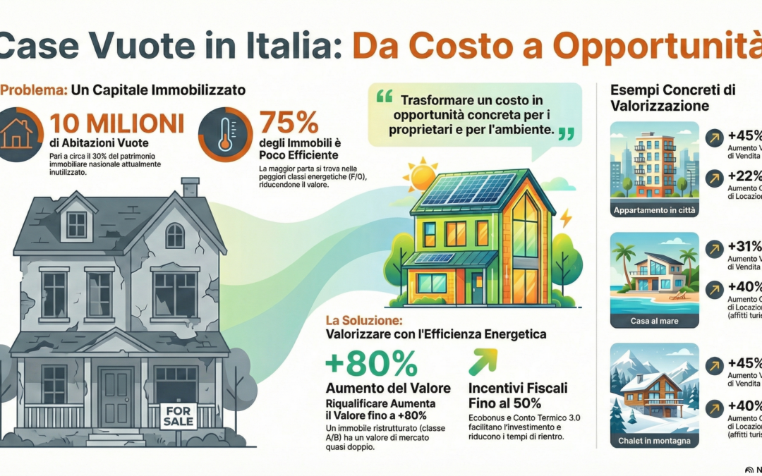 Italia, 10 milioni di case vuote: l’opportunità nascosta che vale miliardi