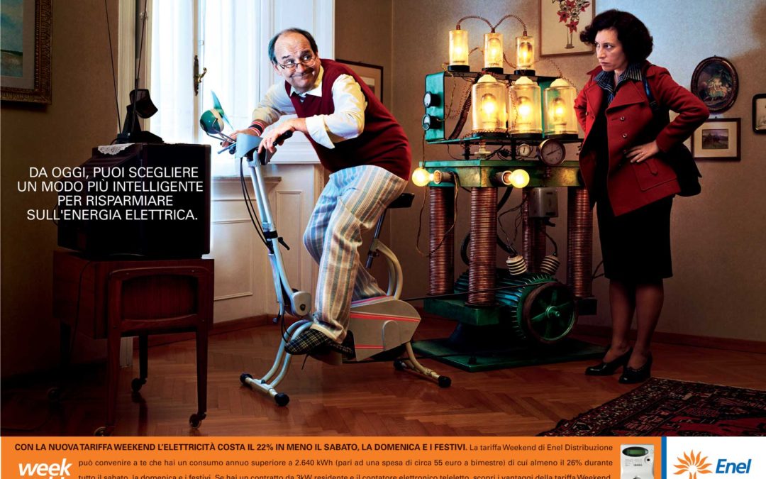 E’ on air da domenica 30 gennaio la campagna
pubblicitaria di Enel, ideata dall’agenzia Saatchi & Saatchi, sulle tariffe personalizzate per il consumo di energia elettrica.