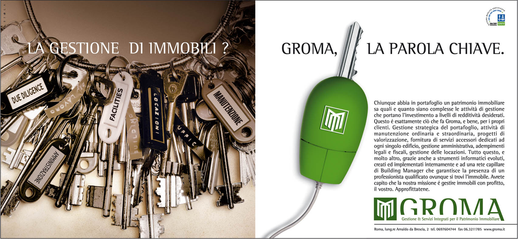 Restyling per Groma: nuovo logo e nuova campagna