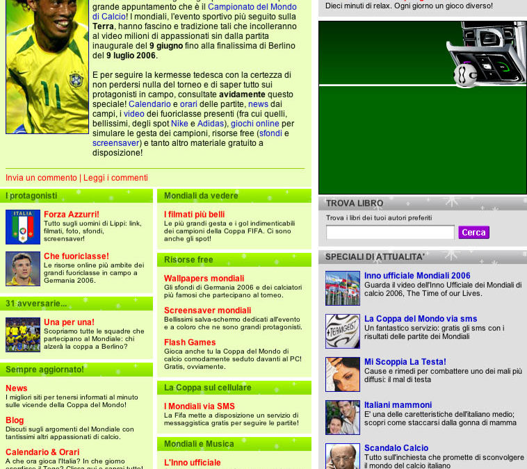 I mondiali si giocano su Tuttogratis.it