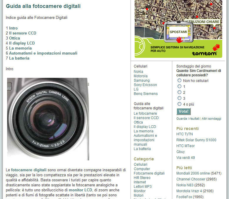Tecnocino.it butta l’occhio sulle fotocamere digitali!