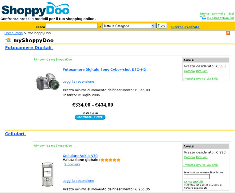 Acquisti online troppo cari? Stabilisci il tuo budjet e compra solo al prezzo che vuoi tu su Shoppydoo.it