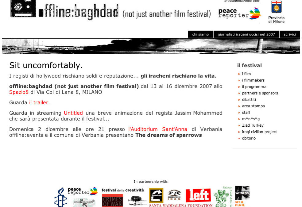 Il festival del cinema iracheno è online