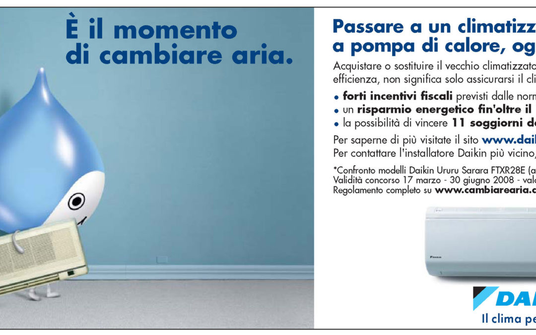 Daikin invita a cambiare aria