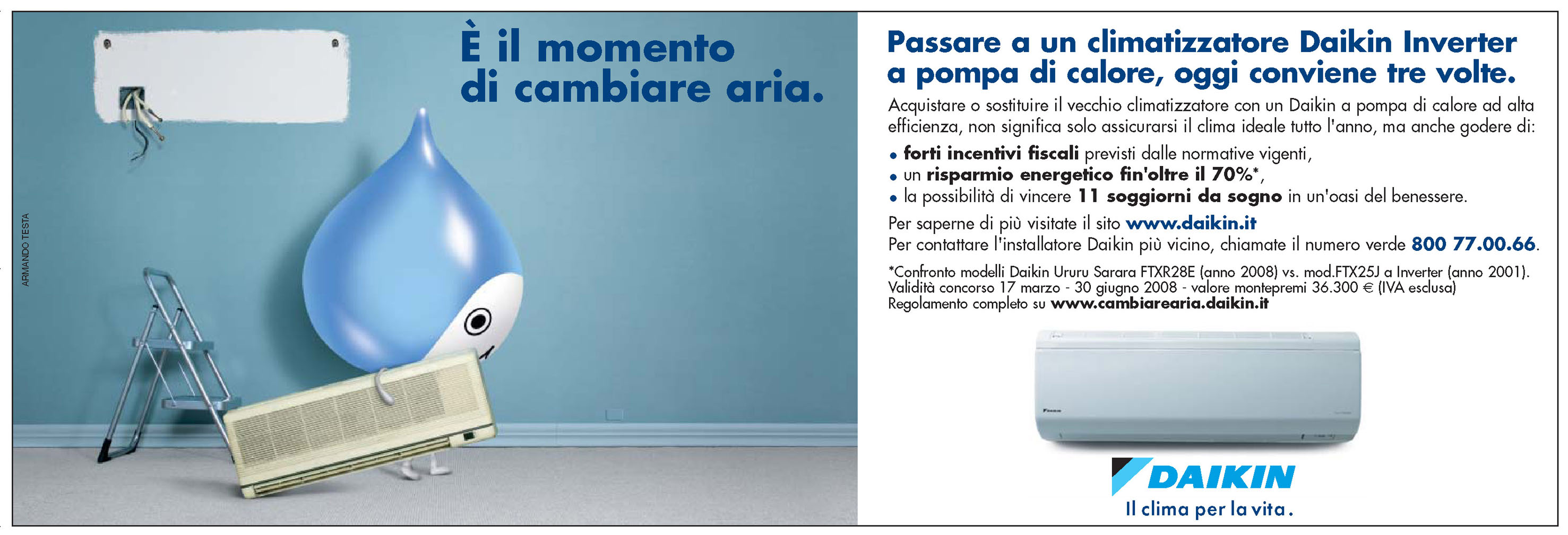 Daikin invita a cambiare aria