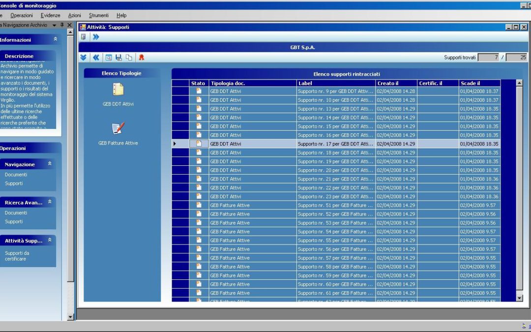 Virgilio, il nuovo software di Siav per la gestione dell’archivio digitale sostitutivo