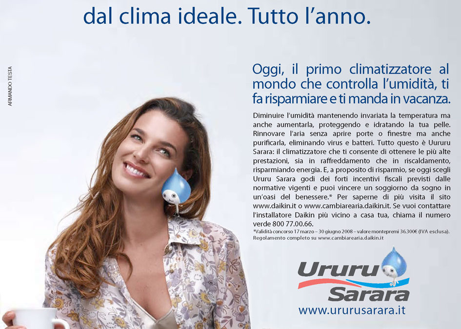 La freschezza delle gocce di Daikin torna su tutti i media da fine aprile