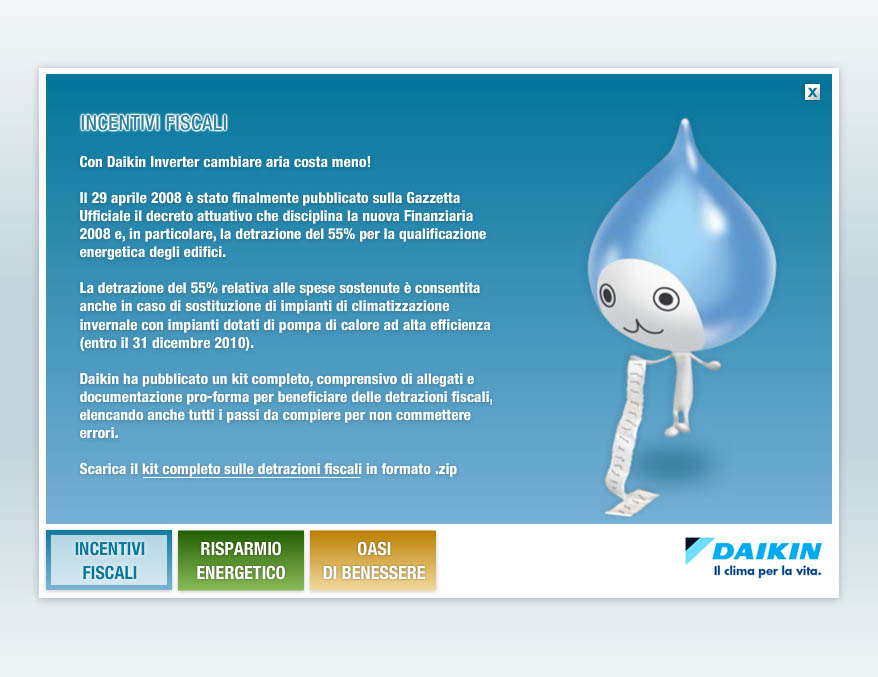 Daikin è online con la guida agli incentivi fiscali