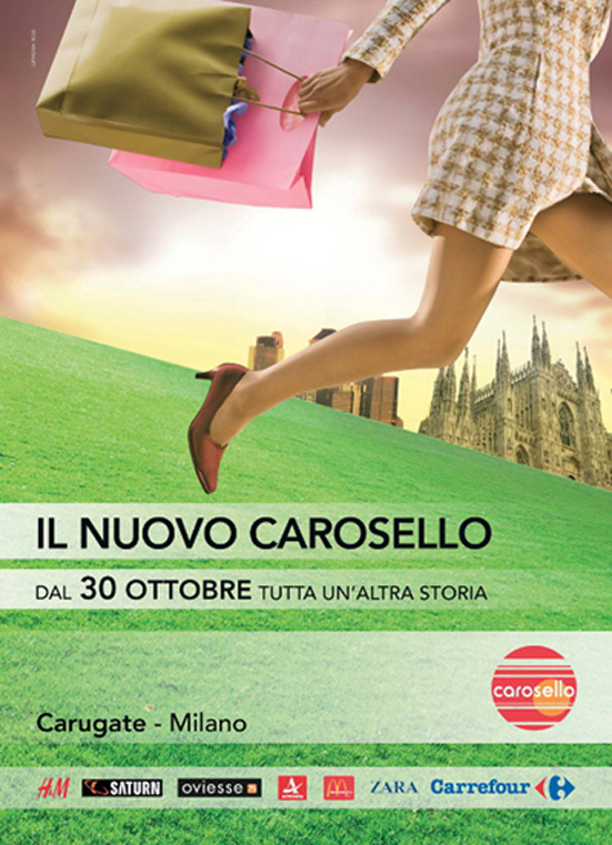 Una ricca campagna multimediale per il nuovo Centro commerciale Carosello