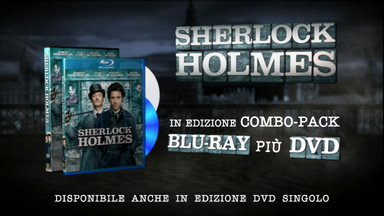 Preludio dialoga con Downey Jr e Law per il Combo-pack Blu-ray più DVD di Sherlock Holmes