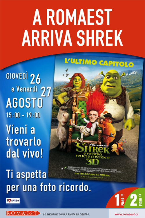 A Romaest arriva Shrek