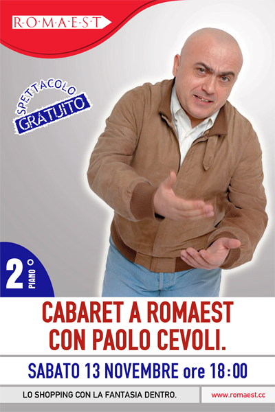 Il cabaret di Paolo Cevoli a Romaest