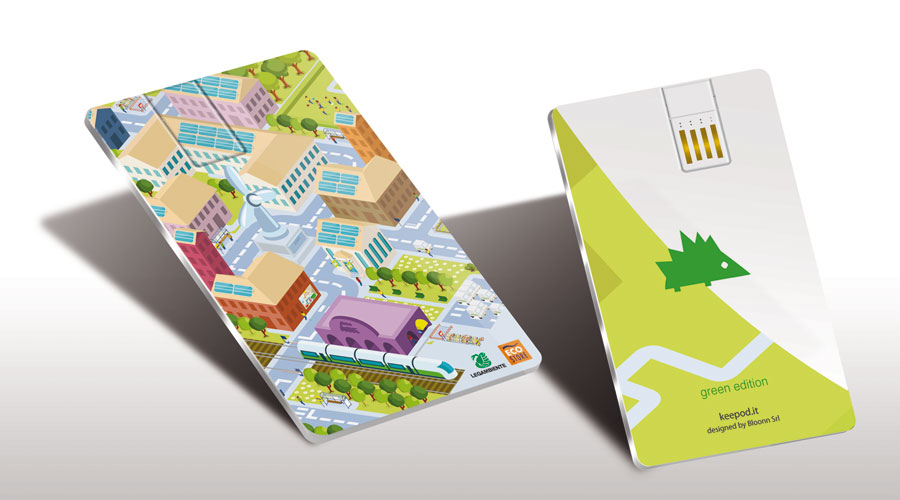Ambiente e tecnologia in una card eco-“logica”: è nato Keepod Green Edition