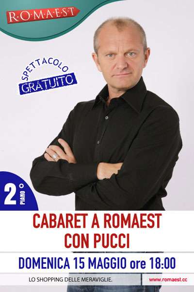 Torna il cabaret a Romaest con “l’irriverente” Pucci