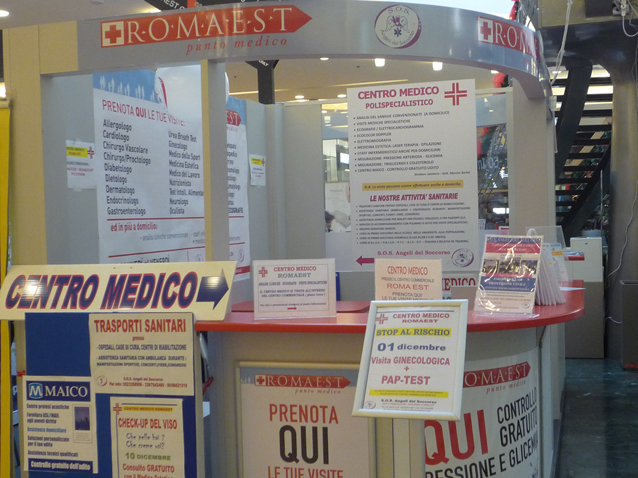 Le visite mediche si fanno al centro Romaest