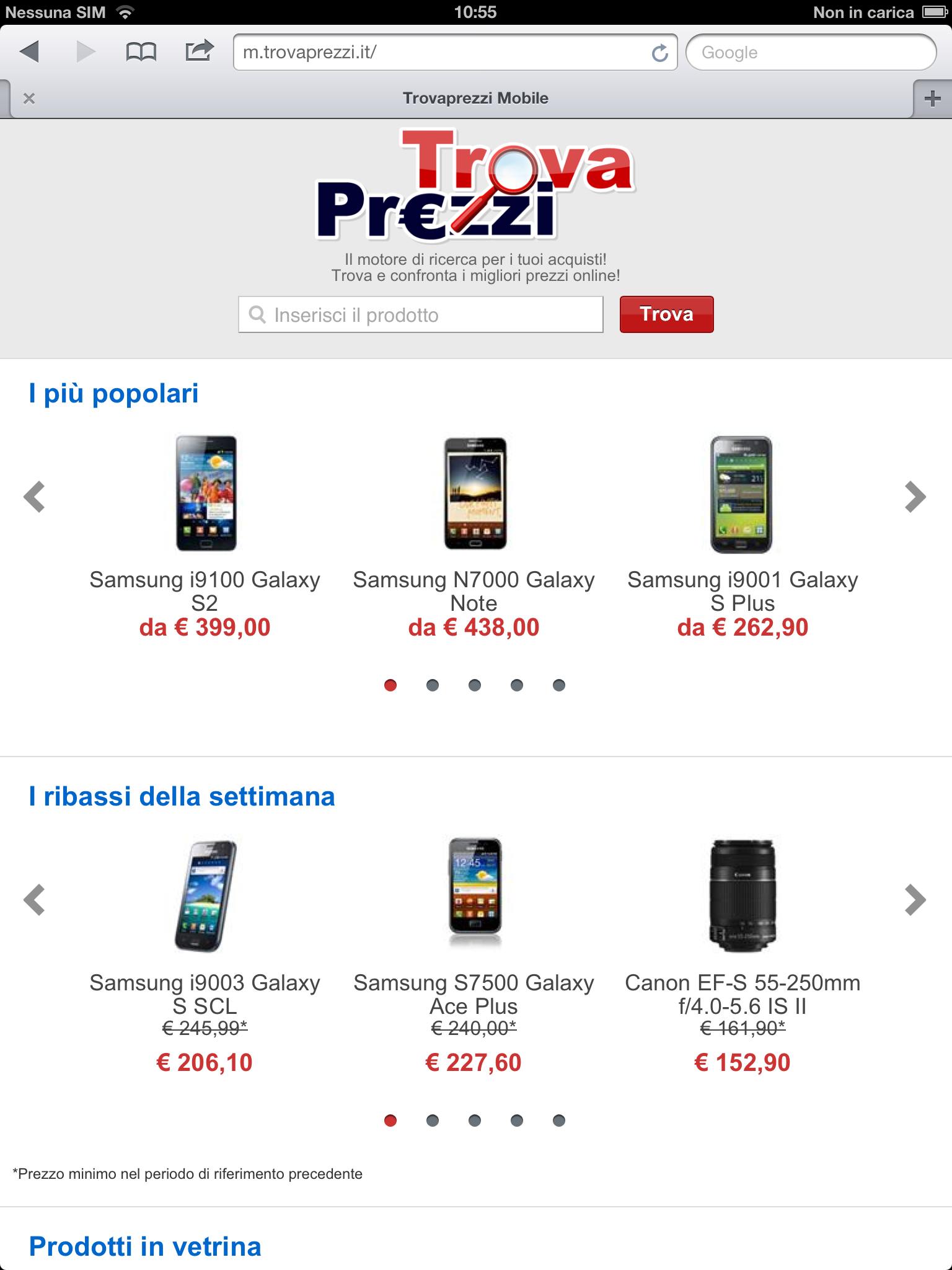 Online il nuovo sito mobile di TrovaPrezzi