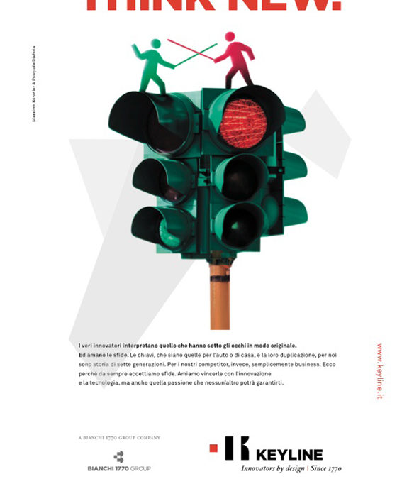 “THINK NEW”: una campagna stampa globale accompagna il rebranding di Keyline