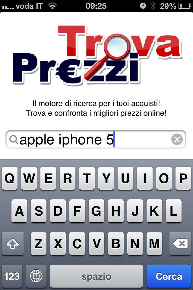 Nuovo aggiornamento per l’app iPhone di TrovaPrezzi