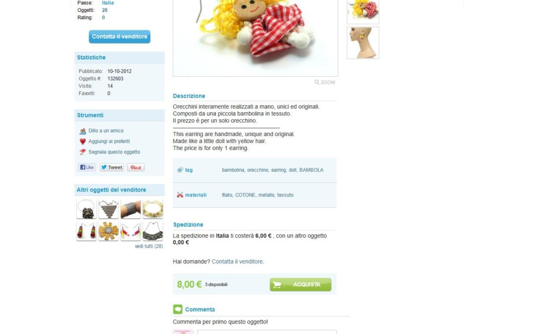 E’ online Misshobby, la boutique del “fatto a mano”