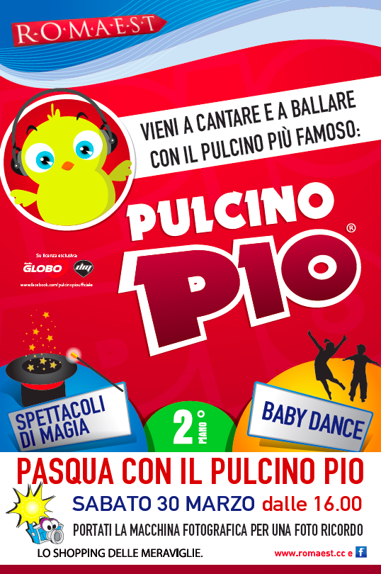 A Romaest Pasqua con il Pulcino Pio